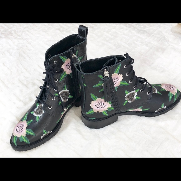 Rebecca Minkoff Gerry Embroidered LeatherBoots - Picture 5 of 8